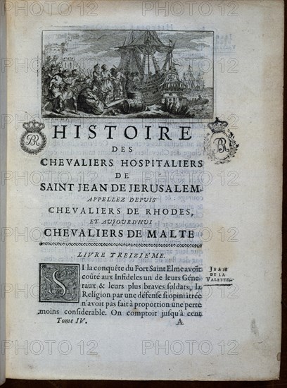 HISTORIA DE LOS CABALLEROS DE JERUSALEM O MALTA
MADRID, BIBLIOTECA NACIONAL PISOS
MADRID

This