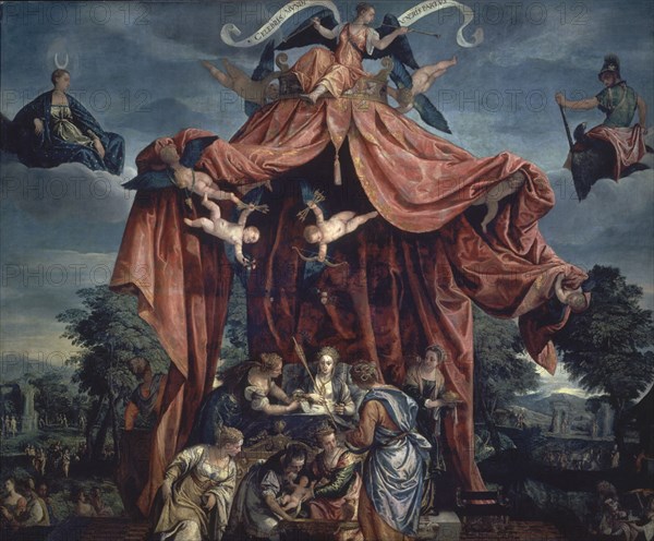 PARRASIO MIGUEL 1516/78
ALEGORIA NACIMIENTO DEL INFANTE DON FERNANDO
MADRID, MUSEO DEL