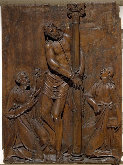 GIRALTE
CRISTO ATADO A LA COLUMNA-RELIEVE SG XVI
SEVILLA, MUSEO BELLAS ARTES - CONVENTO