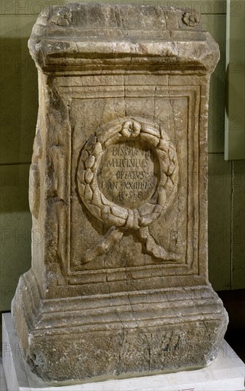 CIPO FUNERARIO PROCEDENTE DE LA ZONA DE ASTILLEROS DE CADIZ- ESCULTURA ROMANA
CADIZ, MUSEO