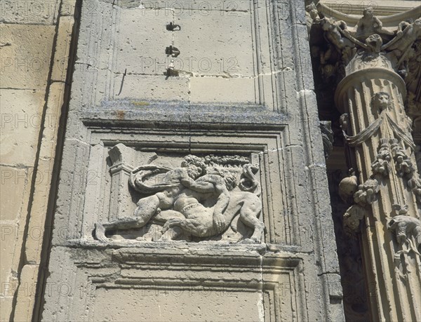 VANDELVIRA ANDRES 1509/75
RELIEVE HERCULES LUCHA CON CENTAUR
UBEDA, CAPILLA DEL