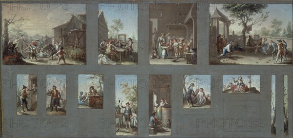 BAYEU RAMON 1746/1793
BOCETOS PARA CARTONES DE TAPICES
MADRID, MUSEO DEL