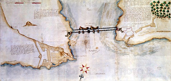 SISTEMA DEFENSIVO EN PUERTO DE LA HABANA 1712
SEVILLA, ARCHIVO INDIAS
SEVILLA