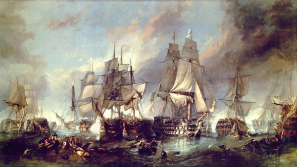 La bataille de Trafalgar