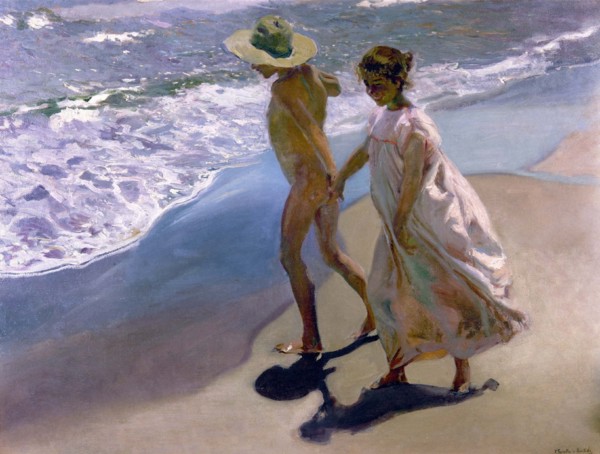 Sorolla, Plage à Valence, soleil du matin