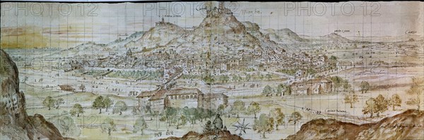 WYNGAERDE ANTON VAN DEN ?/1571
MONZON-DIBUJO-AGUADA-SEPIA-1563-280X840MM
VIENA, BIBLIOTECA