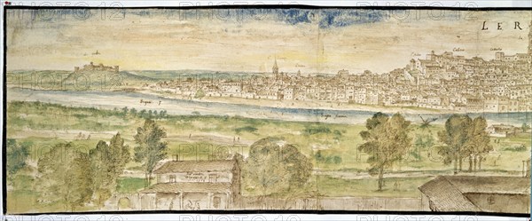 WYNGAERDE ANTON VAN DEN ?/1571
LERIDA-DIBUJO-AGUADA-SEPIA-1563-283X1276MM
VIENA, BIBLIOTECA