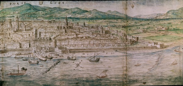 WYNGAERDE ANTON VAN DEN ?/1571
BARCELONA-DIBUJO-AGUADA-1563-422X980MM
VIENA, BIBLIOTECA