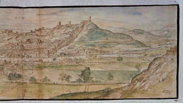 WYNGAERDE ANTON VAN DEN ?/1571
MURVIEDRO-DIBUJO-AGUADA-1563-282X950MM
VIENA, BIBLIOTECA