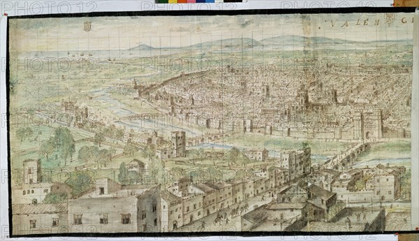 WYNGAERDE ANTON VAN DEN ?/1571
VALENCIA - DIBUJO - AGUADA - 425x1412 - PLUMA SEPIA
VIENA,