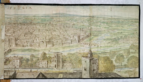 WYNGAERDE ANTON VAN DEN ?/1571
VALENCIA - DIBUJO - AGUADA - 425x1412 - PLUMA SEPIA
VIENA,
