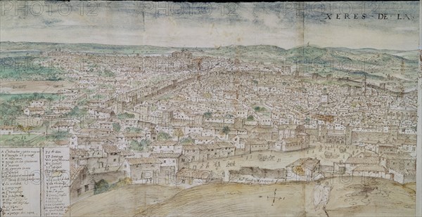 WYNGAERDE ANTON VAN DEN ?/1571
JEREZ DE FRONTERA-1567-DIBUJO-AGUADA-410X1399MM
VIENA, BIBLIOTECA