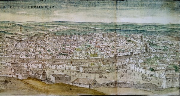 WYNGAERDE ANTON VAN DEN ?/1571
JEREZ DE FRONTERA-1567-DIBUJO-AGUADA-410X1399MM
VIENA, BIBLIOTECA