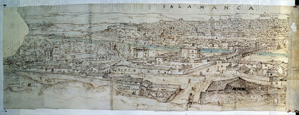 WYNGAERDE ANTON VAN DEN ?/1571
SALAMANCA-1570-DIBUJO-SEPIA-295X1497MM
VIENA, BIBLIOTECA