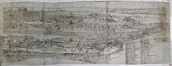 WYNGAERDE ANTON VAN DEN ?/1571
SALAMANCA-1570-DIBUJO-SEPIA-295X1497MM
VIENA, BIBLIOTECA