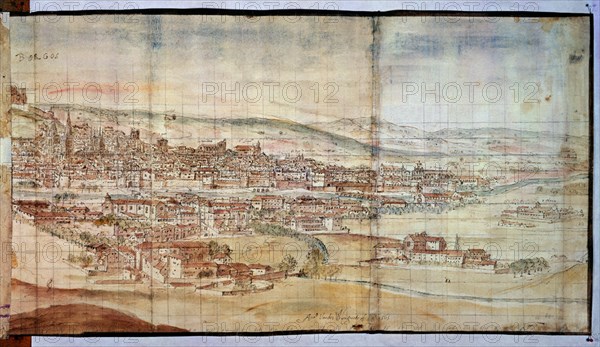 WYNGAERDE ANTON VAN DEN ?/1571
BURGOS-1565-DIBUJO-AGUADA-420X1433-PLUMA SEPIA
VIENA, BIBLIOTECA