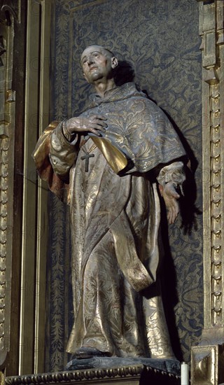 ROLDAN PEDRO 1624/69
IGLESIA-RETABLO MAYOR-DET S HUGO DE LYNCON
JEREZ DE LA FRONTERA,