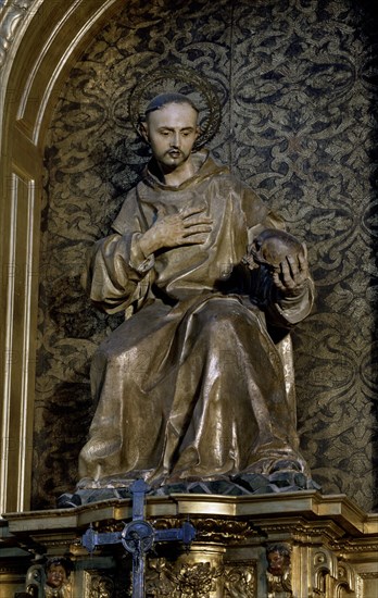 ARCE JOSE DE1600?/1666
IGLESIA-RETABLO MAYOR-DET SAN BRUNO
JEREZ DE LA FRONTERA,
