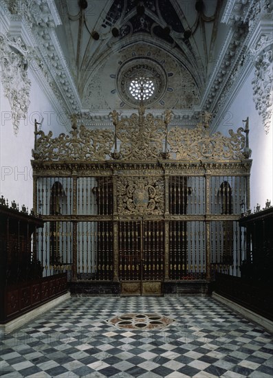 IGLESIA-INTERIOR-REJA DEL CORO
JEREZ DE LA FRONTERA, CARTUJA
CADIZ

This image is not