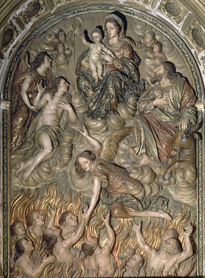RELIEVE-SAN MIGUEL SACANDO A ANIMAS DEL PURGATORIO
JEREZ DE LA FRONTERA, IGLESIA DE SAN