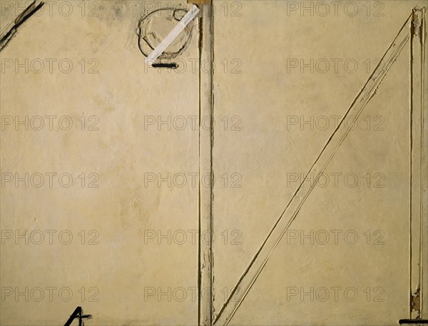 TAPIES ANTONI 1923-
LINIES SOBRE MATERIA AMB COLLAGE-1980-MIXTA-195X250 CM
MADRID,