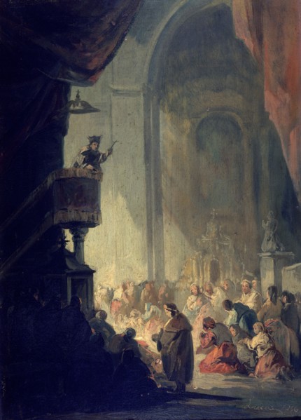 Lucas Velázquez, The sermon
