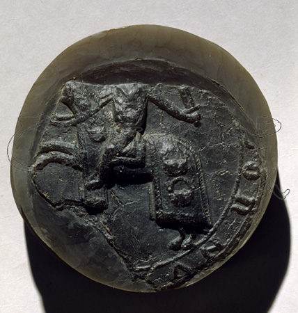 SELLO DE DON NUNO GONZALEZ DE LARA-ANVERSO
PAMPLONA, ARCHIVO GRAL NAVARRA
NAVARRA