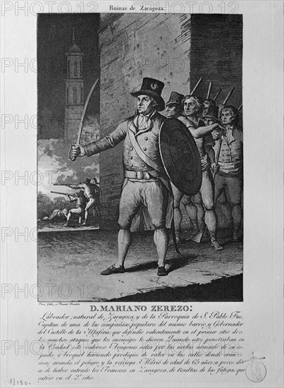 GALVEZ
MARIANO CEREZO-1739/1809- SITIO DEL CASTILLO DE LA ALJAFERIA
MADRID, BIBLIOTECA NACIONAL B