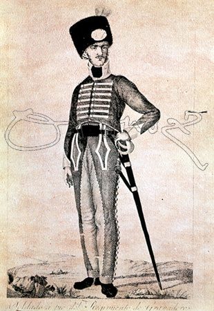 SOLDADO A PIE DEL REGIMIENTO DE GRANADEROS DE F VII
MADRID, MUSEO MUNICIPAL
MADRID