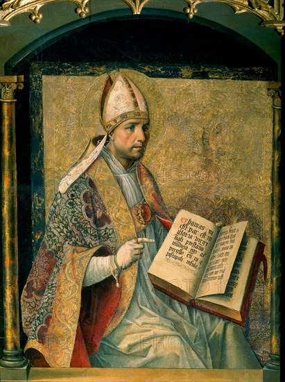 BERRUGUETE PEDRO 1450/1504
RETABLO MAYOR-SAN AGUSTIN
AVILA, CONVENTO DE SANTO TOMAS
AVILA