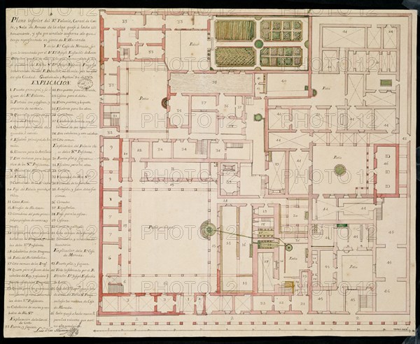 PLANO DEL PALACIO REAL Y CASA MONEDA-MP GUATE 188
SEVILLA, ARCHIVO INDIAS
SEVILLA
