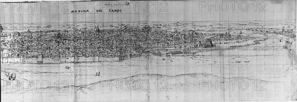 WYNGAERDE ANTON VAN DEN ?/1571
MEDINA DEL CAMPO-300X1250 MM-LAPIZ NEGRO-1570
VIENA, BIBLIOTECA