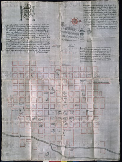 PLANO DE GUADALAJARA 1741-MEXICO M Y P 138
SEVILLA, ARCHIVO INDIAS
SEVILLA