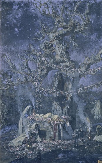 MUÑOZ DEGRAIN 1840/1924
EL ARBOL SAGRADO
MALAGA, MUSEO BELLAS ARTES
MALAGA