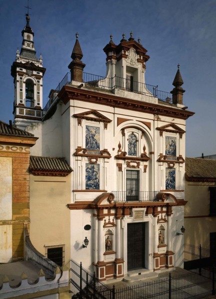 Séville, hôpital de la Charité, façade de l'église