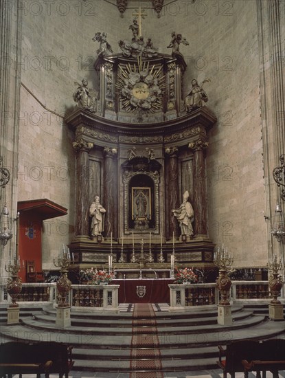 SABATINI FRANCESCO 1722/1797
RETABLO MAYOR-S XVIII
SEGOVIA, CATEDRAL
SEGOVIA