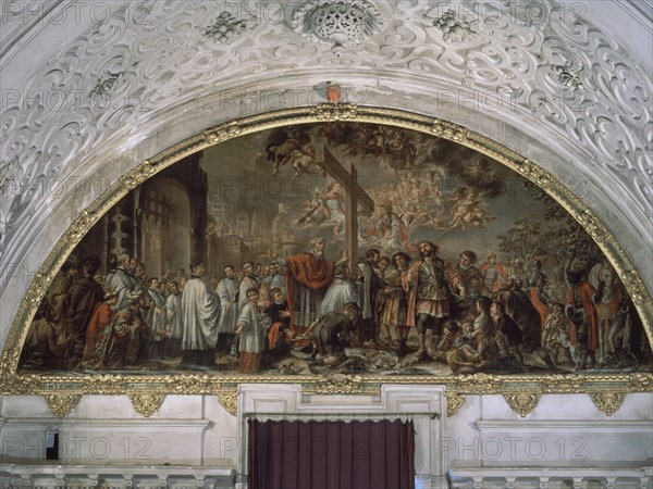 VALDES LEAL JUAN 1622/1690
EXALTACION DE LA SANTA CRUZ
SEVILLA, HOSPITAL DE LA