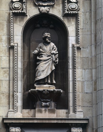ROLDAN PEDRO 1624/69
EXTERIOR-FACHADA-ESCULTURA DE SAN PEDRO
JAEN, CATEDRAL
JAEN