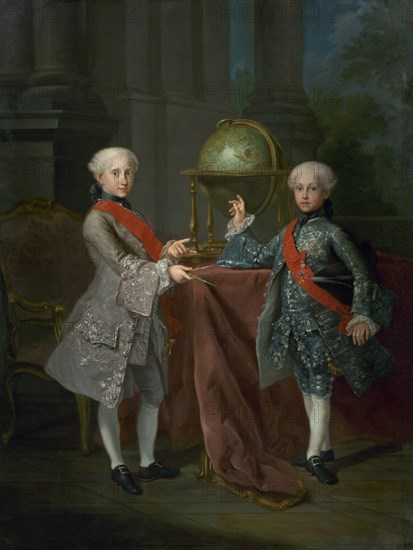 BONITO GIUSEPPE
LOS PRINCIPES FERNANDO Y GABRIEL DE BORBON
CASERTA, PALACIO REAL
ITALIA

This