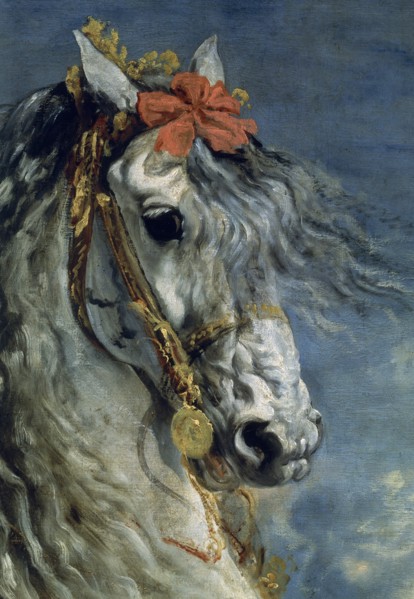Vélasquez, Portrait équestre de Philippe III d'Espagne (détail)