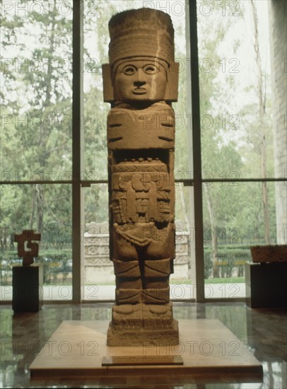 work of art preserved at the museum of anthropology of Mexico