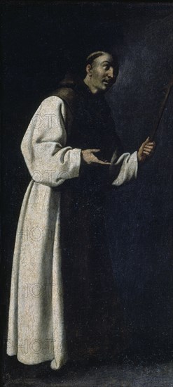Zurbaran, Retable de Saint Christophe - moine
