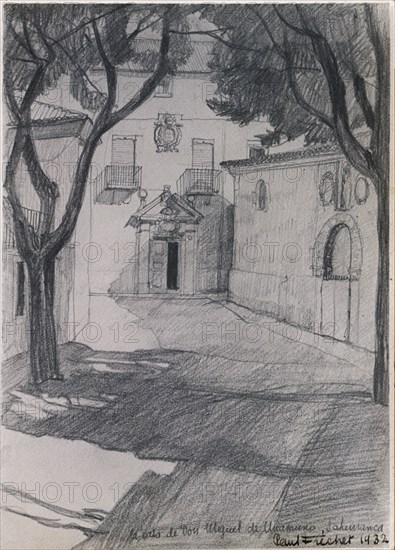 FREMIN RENE
DIBUJO DE LA CASA DE UNAMUNO EN SALAMANCA-1932
SALAMANCA, COLEGIO