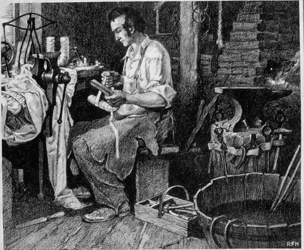GRABADO-THOMAS DAVENPORT CONSTRUYE EL PRIMER MOTOR ELECTRICO

This image is not downloadable.