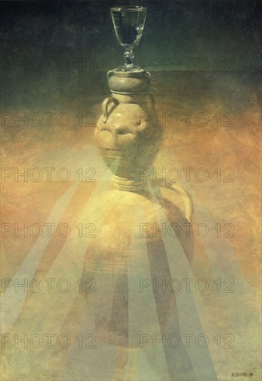 AROCHA MIGUEL
PIRAMIDE ESTAMENTAL-1988-TECNICA MIXTA SOBRE CARTON-100x70CM
MADRID, COLECCION