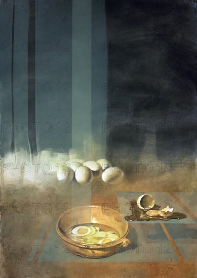 AROCHA MIGUEL
PROPUESTA VITAL-1987-TECNICA MIXTA SOBRE CARTON-100X70 CM
MADRID, COLECCION