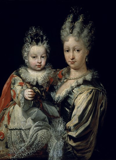 MELENDEZ MIGUEL JACINTO 1679/1731
ISABEL DE FARNESIO CON EL INFANTE DON CARLOS-1716-
CORDOBA,