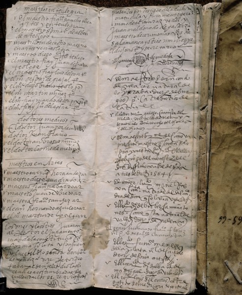 Léon, Registration book from 1564
