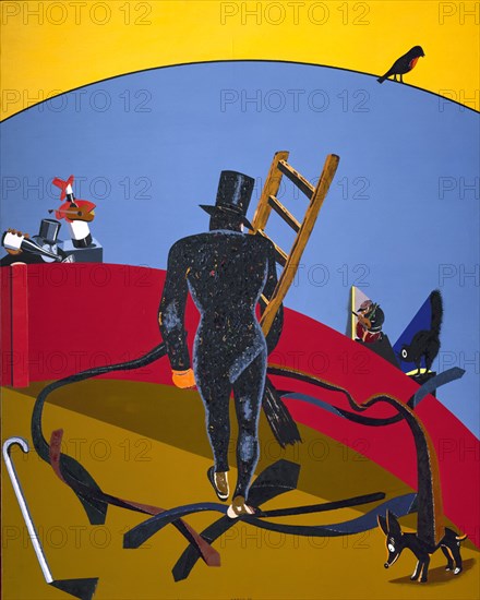 ARROYO EDUARDO 1937/-
MADRID-PARIS-MADRID-1984-O/L-230X200CM-I.N.31144-
MADRID, MUSEO