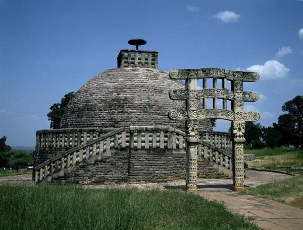 Stupa 3 de Sanchi en Inde